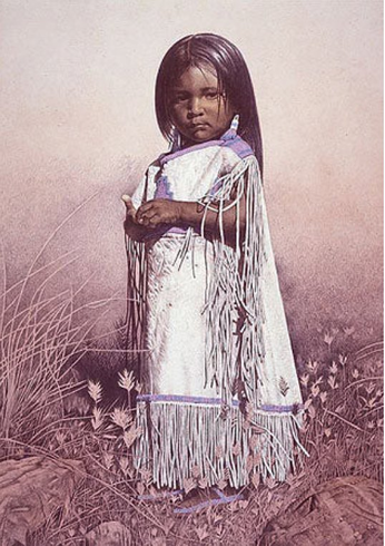 Don Crowley Limited Edition Artist Proof Print:"The Littlest Apache"