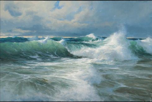 Don Demers Artist Signed Limited Edition Canvas Giclee:"Ocean Breakers