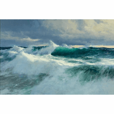 Don Demers Artist Signed Limited Edition Canvas Giclee:"Relentless Sea"