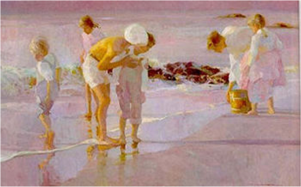 Don Hatfield Artist Signed Limited Edition Serigraph on paper:"Brothers"