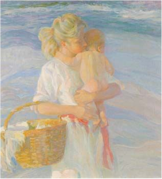 Don Hatfield Artist Signed Limited Edition Serigraph on paper:"Cherished One"