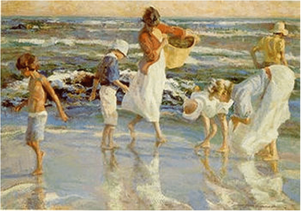 Don Hatfield Artist Signed Limited Edition Serigraph on paper:"Fall Tides"