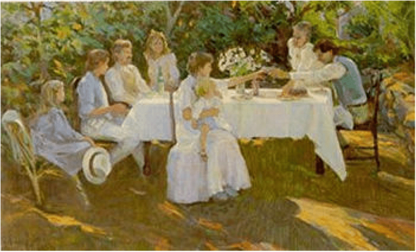 Don Hatfield Artist Signed Limited Edition Serigraph on paper:"Family Reunion"