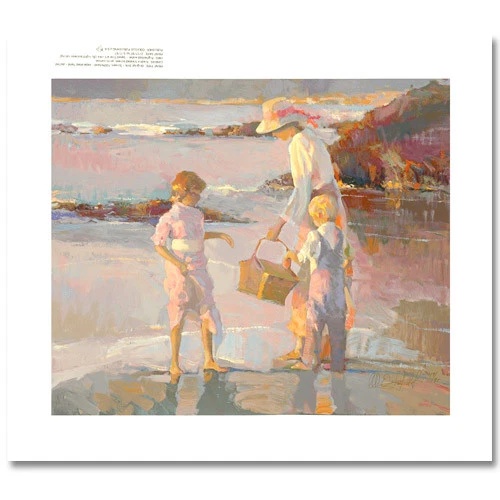 Don Hatfield Limited Edition Serigraph Canvas: "Lending A Hand"