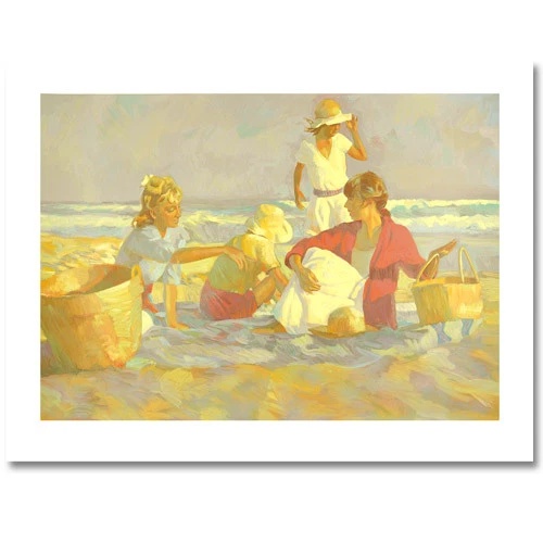 Don Hatfield Limited Edition Serigraph Print: "Days End"