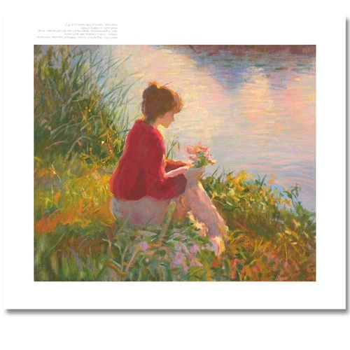 Don Hatfield Limited Edition Serigraph Print: "Silent Reflections"
