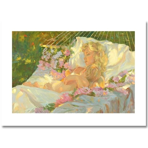 Don Hatfield Serigraph Print: "Gentle Touch"