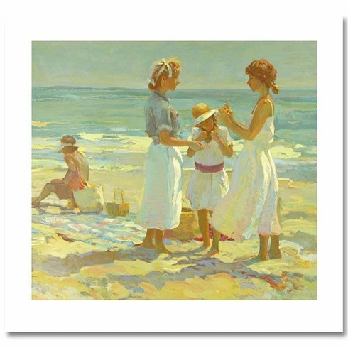 Don Hatfield Serigraph Print: "Picnic"
