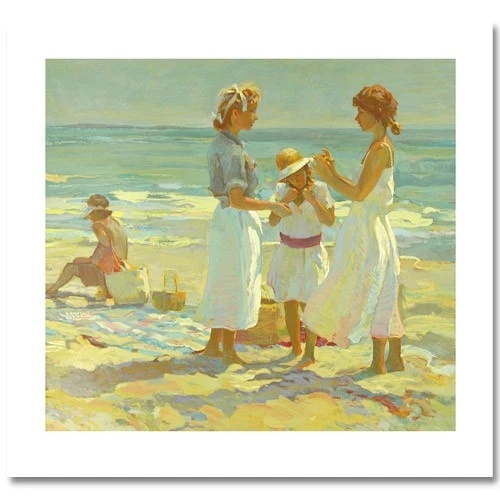 Don Hatfield Serigraph Print: "Picnic"