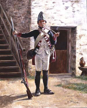 DON TROIANI 12X15 Secondary Market Art: "FUSILIER HESSE CASSEL"
