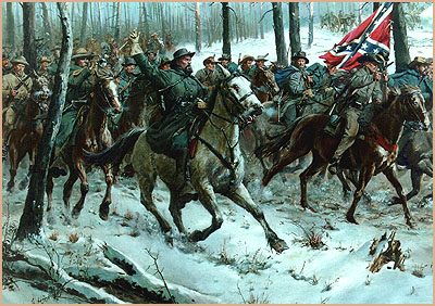 DON TROIANI 27X20 Secondary Market Art: "GEN NB FORREST"