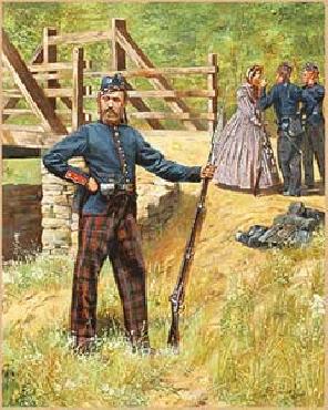 DON TROIANI  Secondary Market Art: "79TH NY HIGHLANDERS"