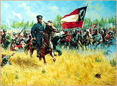 DON TROIANI  Secondary Market Art: "DRIVE THEM WASHINGTON"