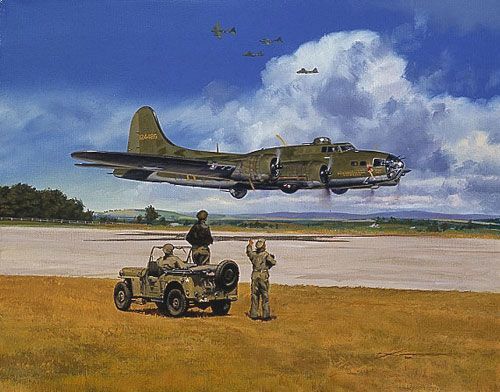 Craig Kodera Diptych Edition Artist Proof Print:"Memphis Belle and Dauntless Dotty" 