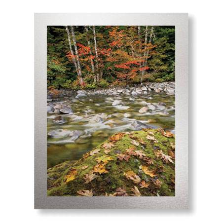 Donald Paulson Limited Edition Ready to Hang Giclee on Brushed Aluminum: "Cascade Mountains II"