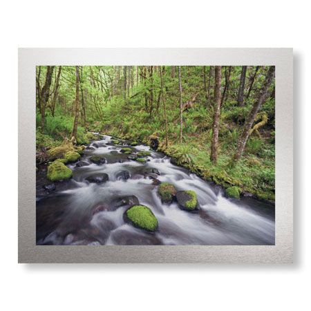 Donald Paulson Limited Edition Ready to Hang Giclee on Brushed Aluminum: "Columbia River Gorge I"