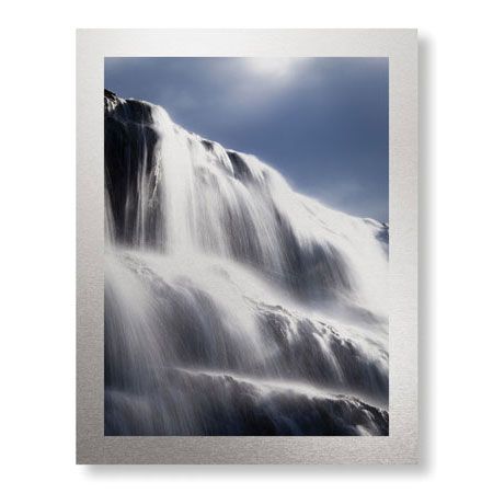 Donald Paulson Limited Edition Ready to Hang Giclee on Brushed Aluminum: "Dawson Falls I"
