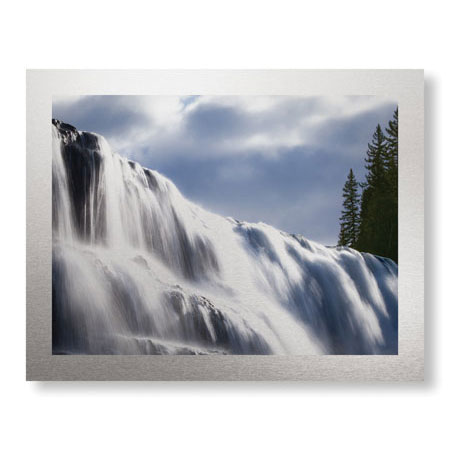 Donald Paulson Limited Edition Ready to Hang Giclee on Brushed Aluminum: "Dawson Falls II"