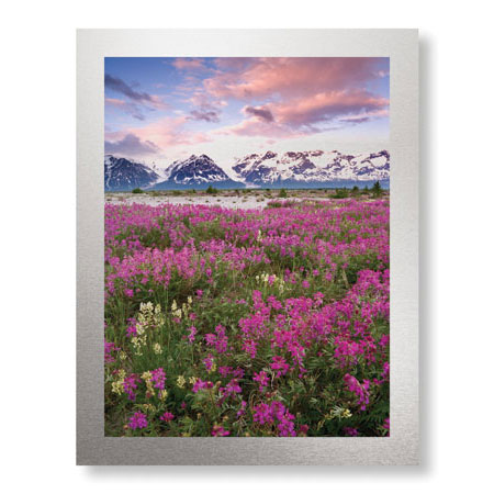 Donald Paulson Limited Edition Ready to Hang Giclee on Brushed Aluminum: "Fairweather Range I"