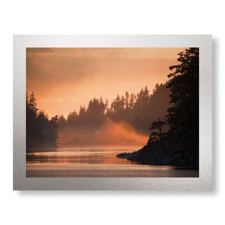 Donald Paulson Limited Edition Ready to Hang Giclee on Brushed Aluminum: "Glowing Mist"