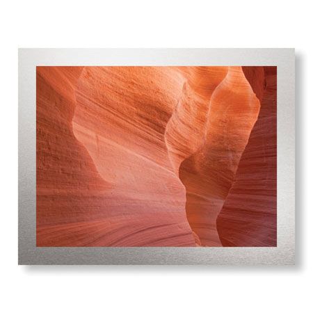 Donald Paulson Limited Edition Ready to Hang Giclee on Brushed Aluminum: "Lower Antelope Canyon I"