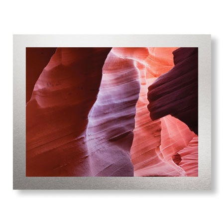 Donald Paulson Limited Edition Ready to Hang Giclee on Brushed Aluminum: "Lower Antelope Canyon IV"
