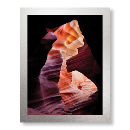 Donald Paulson Limited Edition Ready to Hang Giclee on Brushed Aluminum: "Lower Antelope Canyon VI"