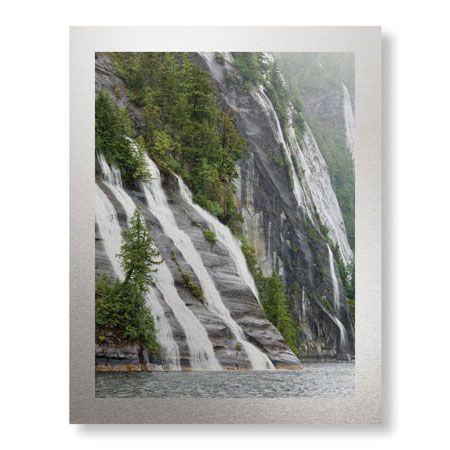 Donald Paulson Limited Edition Ready to Hang Giclee on Brushed Aluminum: "Misty Fiords"