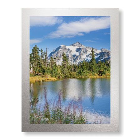 Donald Paulson Limited Edition Ready to Hang Giclee on Brushed Aluminum: "Mount Shuksan"