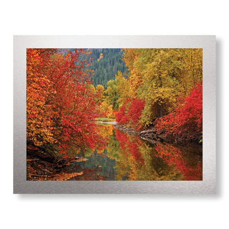 Donald Paulson Limited Edition Ready to Hang Giclee on Brushed Aluminum: "Nason Creek IV"