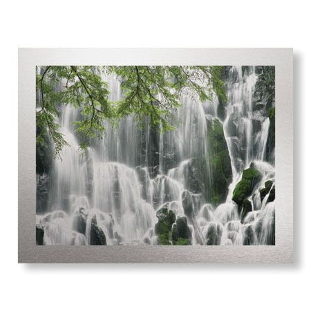 Donald Paulson Limited Edition Ready to Hang Giclee on Brushed Aluminum: "Romona Falls II"