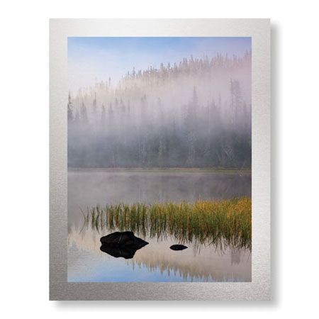 Donald Paulson Limited Edition Ready to Hang Giclee on Brushed Aluminum: "Scott Lake"