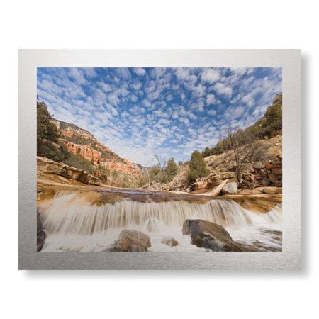 Donald Paulson Limited Edition Ready to Hang Giclee on Brushed Aluminum: "Slide Creek"