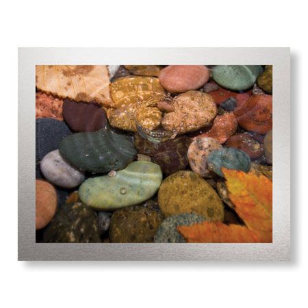 Donald Paulson Limited Edition Ready to Hang Giclee on Brushed Aluminum: "Splash in a Stream"