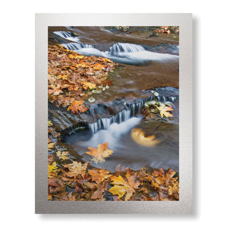 Donald Paulson Limited Edition Ready to Hang Giclee on Brushed Aluminum: "Sweet Creek Falls III"
