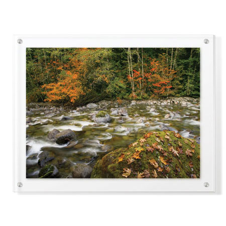 Donald Paulson Limited Edition Ready to Hang Giclee on Clear Acrylic: "Cascade Mountains I"