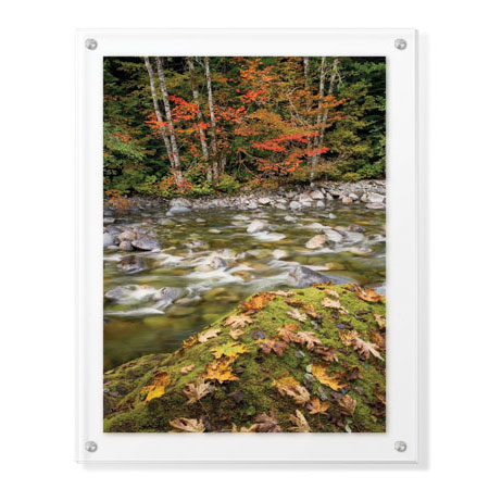Donald Paulson Limited Edition Ready to Hang Giclee on Clear Acrylic: "Cascade Mountains II"