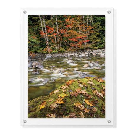 Donald Paulson Limited Edition Ready to Hang Giclee on Clear Acrylic: "Cascade Mountains II"