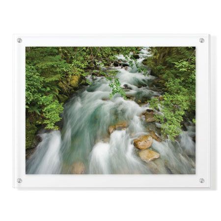 Donald Paulson Limited Edition Ready to Hang Giclee on Clear Acrylic: "Cascade River"