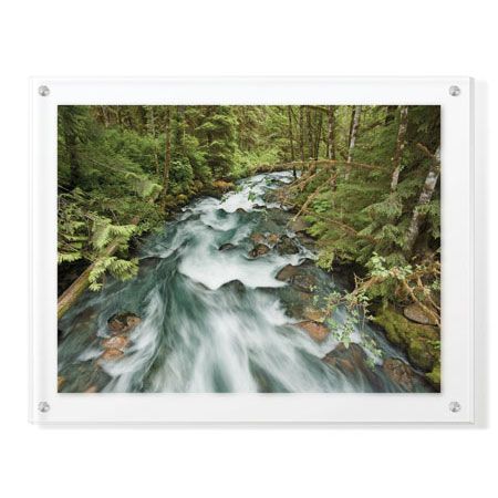 Donald Paulson Limited Edition Ready to Hang Giclee on Clear Acrylic: "Cascade River North Fork"