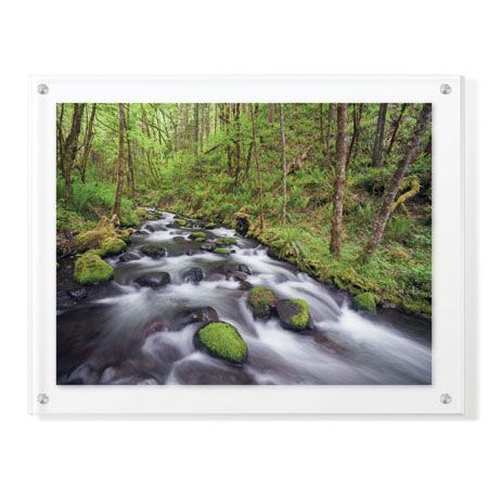Donald Paulson Limited Edition Ready to Hang Giclee on Clear Acrylic: "Columbia River Gorge I"