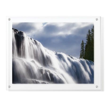 Donald Paulson Limited Edition Ready to Hang Giclee on Clear Acrylic: "Dawson Falls II"