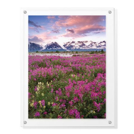 Donald Paulson Limited Edition Ready to Hang Giclee on Clear Acrylic: "Fairweather Range I"