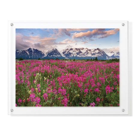 Donald Paulson Limited Edition Ready to Hang Giclee on Clear Acrylic: "Fairweather Range III"