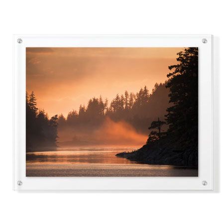 Donald Paulson Limited Edition Ready to Hang Giclee on Clear Acrylic: "Glowing Mist"