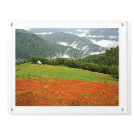 Donald Paulson Limited Edition Ready to Hang Giclee on Clear Acrylic: "Historic Barn at Redwoods Forest"