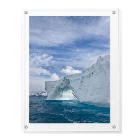 Donald Paulson Limited Edition Ready to Hang Giclee on Clear Acrylic: "Iceberg Arch"