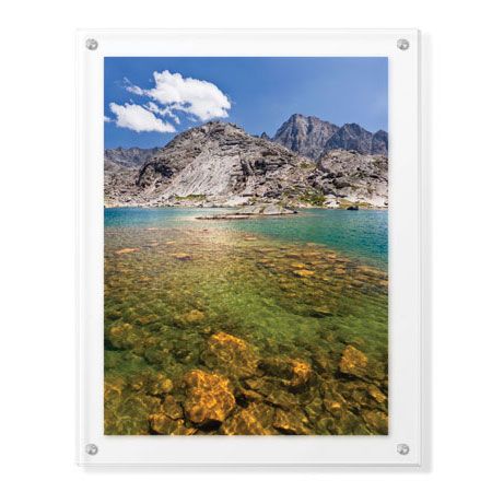 Donald Paulson Limited Edition Ready to Hang Giclee on Clear Acrylic: "Indian Basin II"