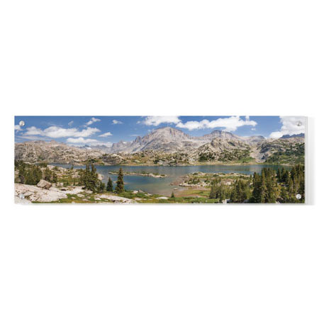 Donald Paulson Limited Edition Ready to Hang Giclee on Clear Acrylic: "Isand Lake I"