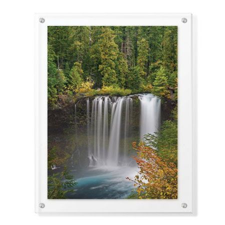 Donald Paulson Limited Edition Ready to Hang Giclee on Clear Acrylic: "Koosah Falls"